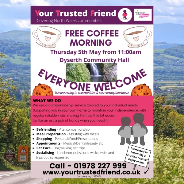 Community Coffee Morning - Dyserth 5th May